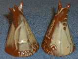 1957 Celebration Teepees glazed desert gold